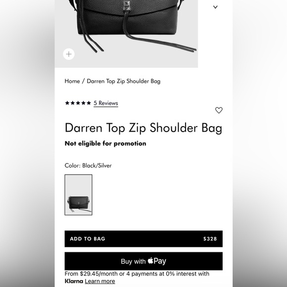Rebecca Minkoff Darren Top Zip Shoulder Bag - Picture 14 of 14